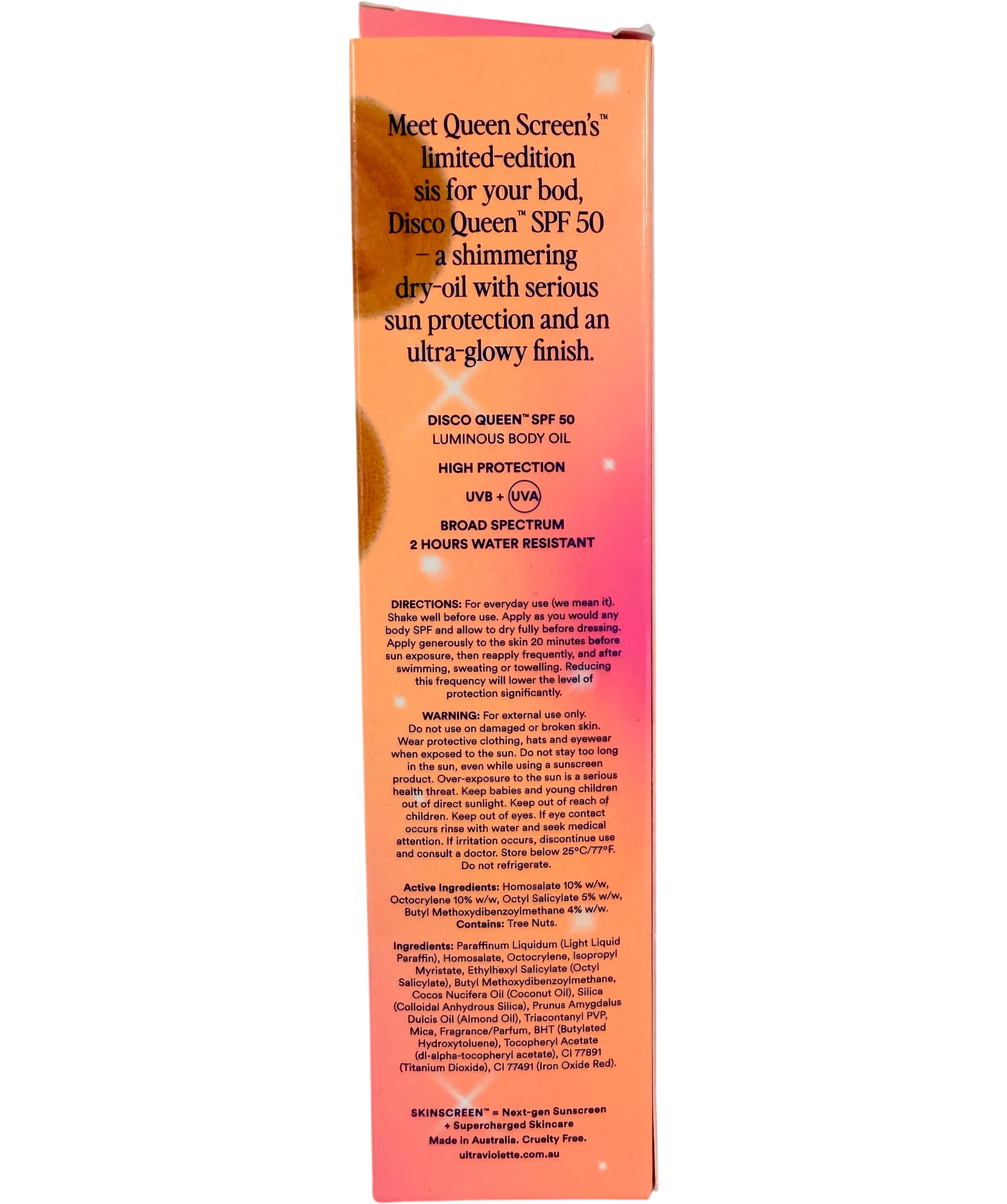 ultra violette Disco Queen Spf 50 Luminous Body Oil 95ml