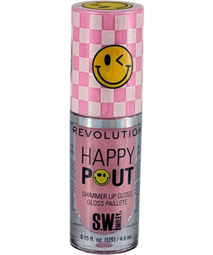 Revolution X S.w.smiley Happy Pout Shimmer Lip Gloss In Pink Bliss 4.6ML