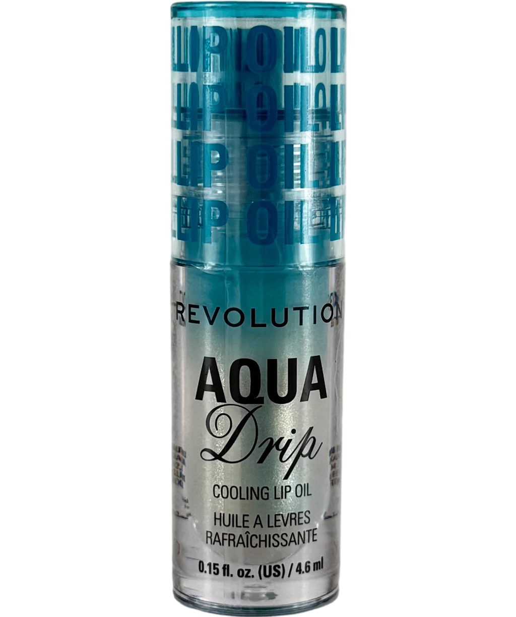 Revolution Poolside Aqua Drip Cooling Lip Oil Dive In 4.6ml