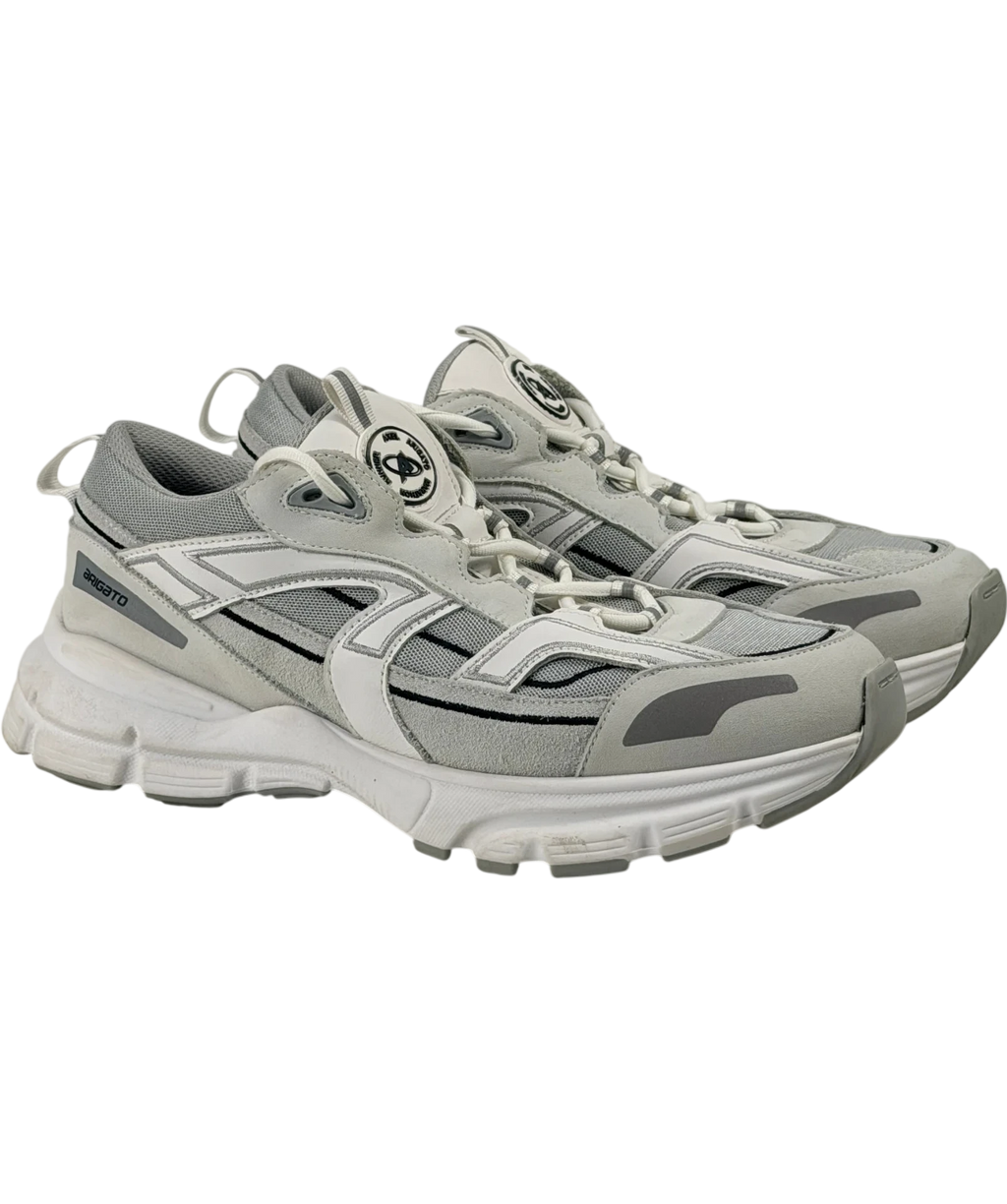 AXEL ARIGATO Marathon R-trail Grey And White Trainers UK 7 EU 41