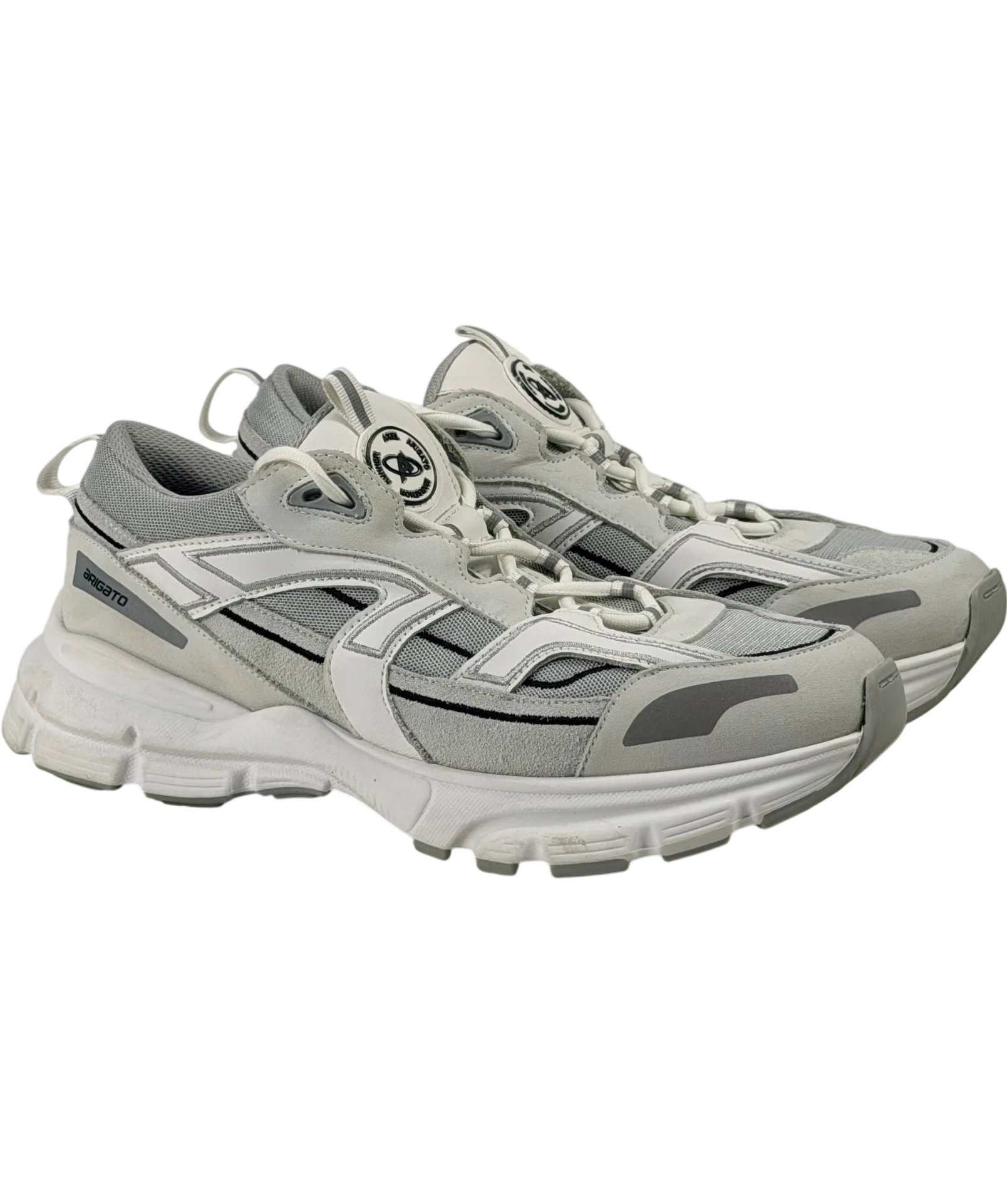 AXEL ARIGATO Marathon R-trail Grey And White Trainers UK 7 EU 41