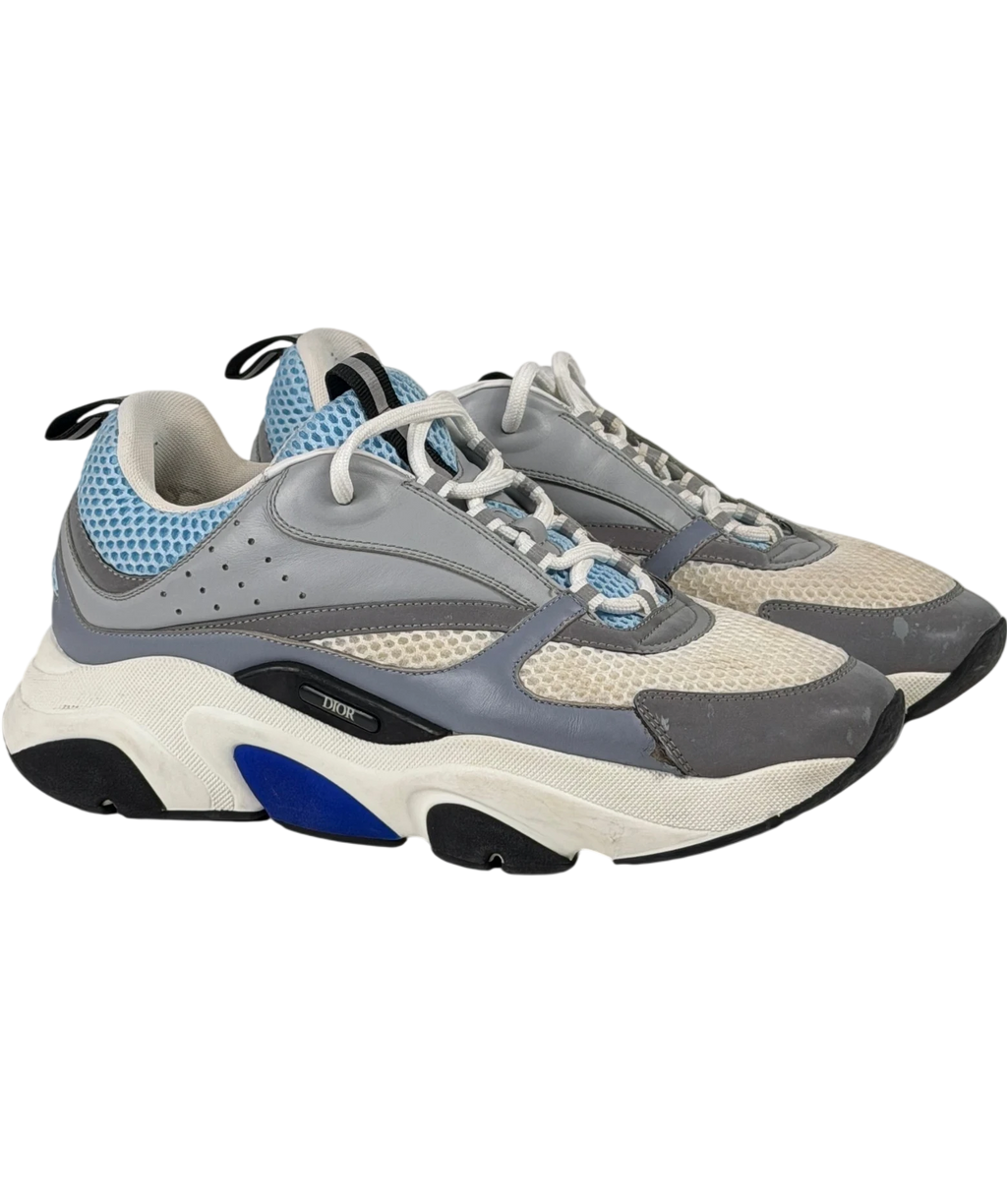 DIOR Dior Trainers - B22 Reflective Blue Grey White UK 9 EU 43