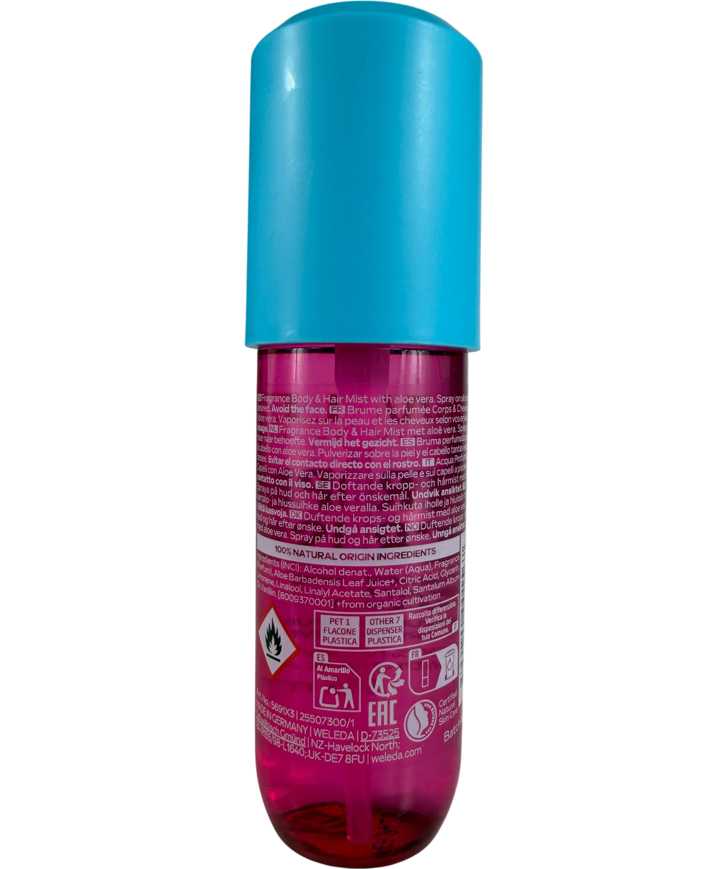 Weleda Tropical Crush Body & Hair Mist 95ml