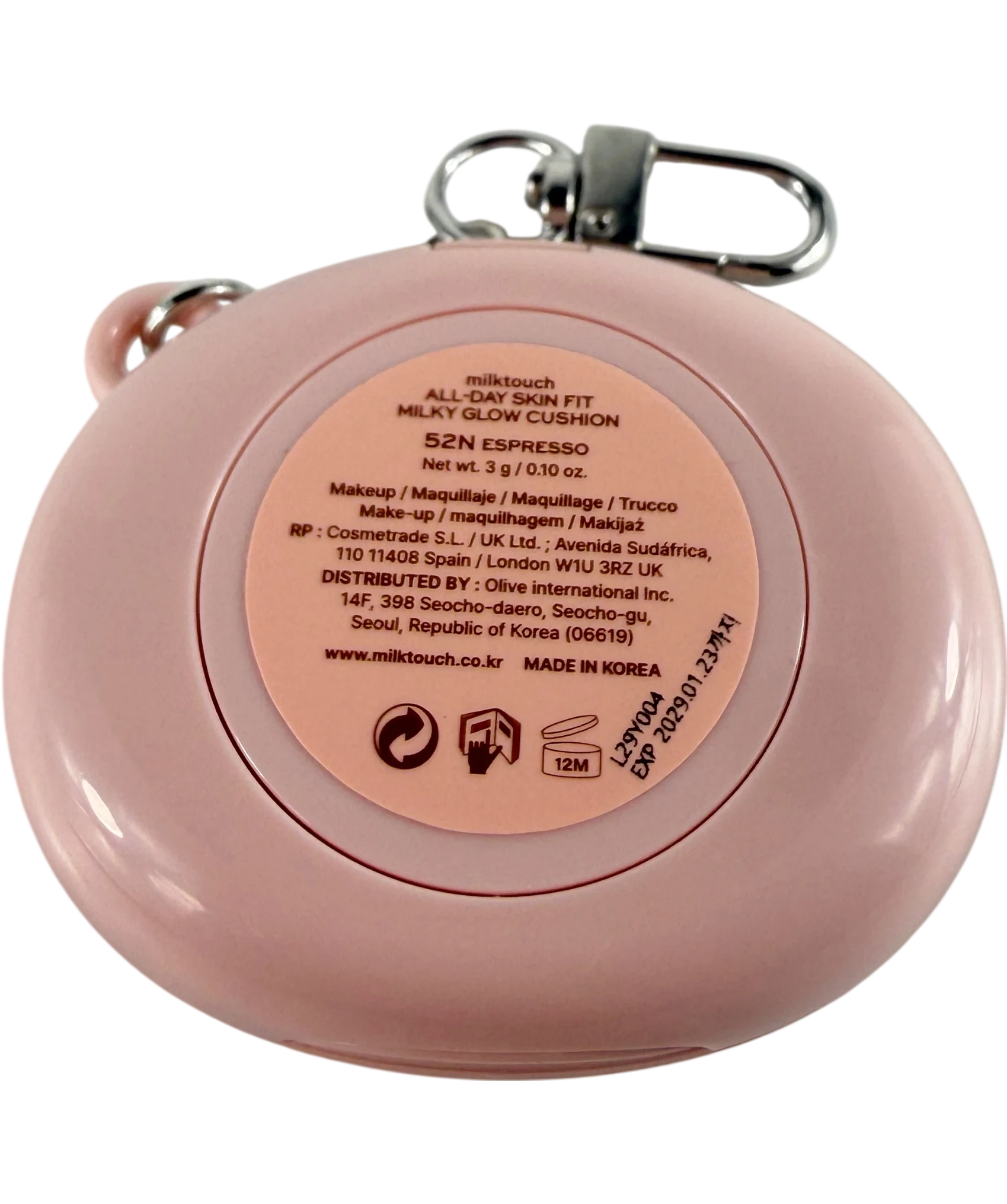 milk touch All-day Skin Fit Milky Glow Cushion 52n 3g