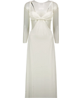 WHITE FOX White Tessara Plaited Strap Maxi Dress UK XS