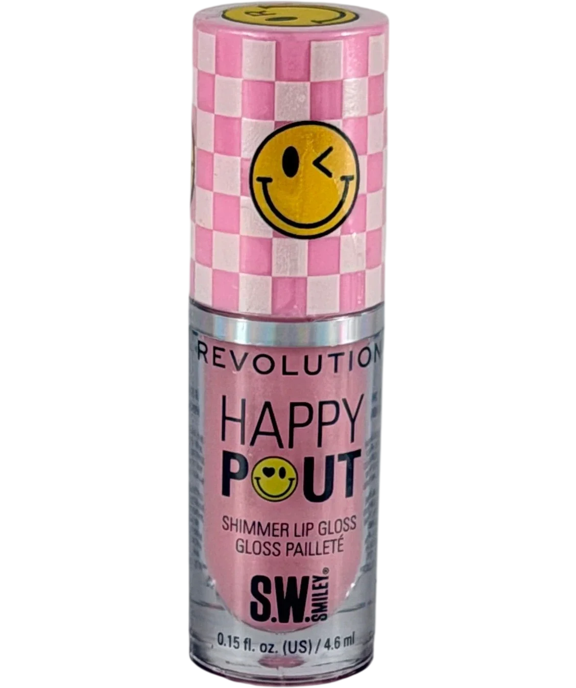 Revolution X S.w.smiley Happy Pout Shimmer Lip Gloss In Pink Bliss 4.6ML