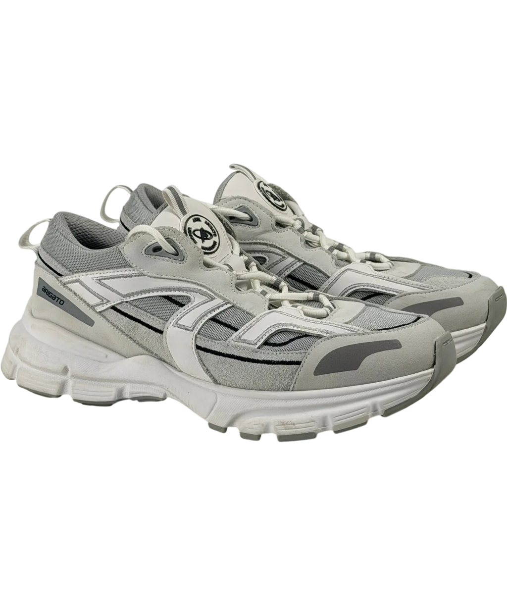 AXEL ARIGATO Marathon R-trail Grey And White Trainers UK 7 EU 41