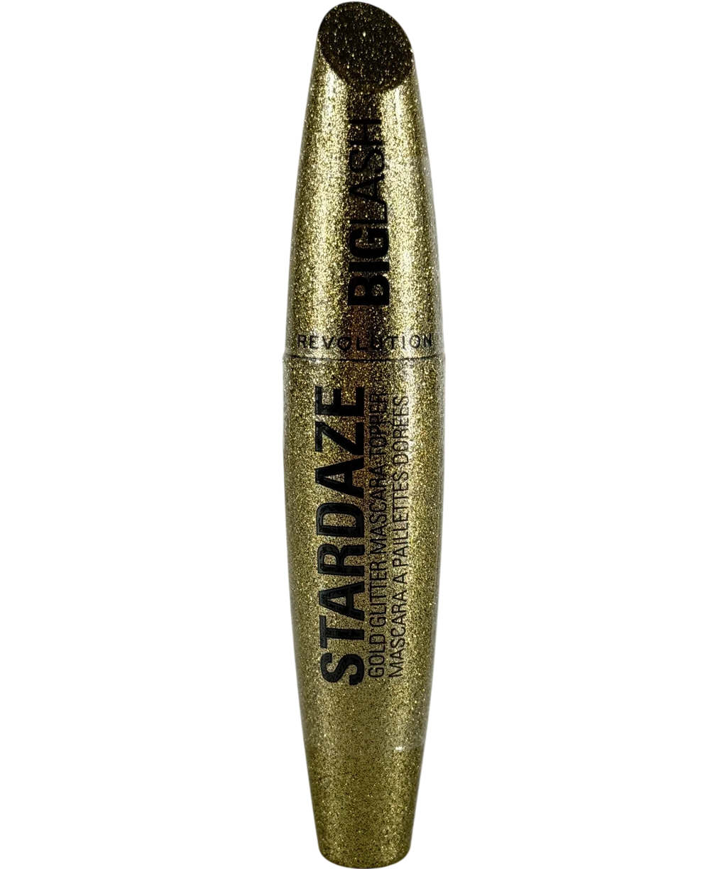 Revolution Big Lash Stardaze Hair & Brow Glitter Mascara Topper Stardust Gold Gold 9g