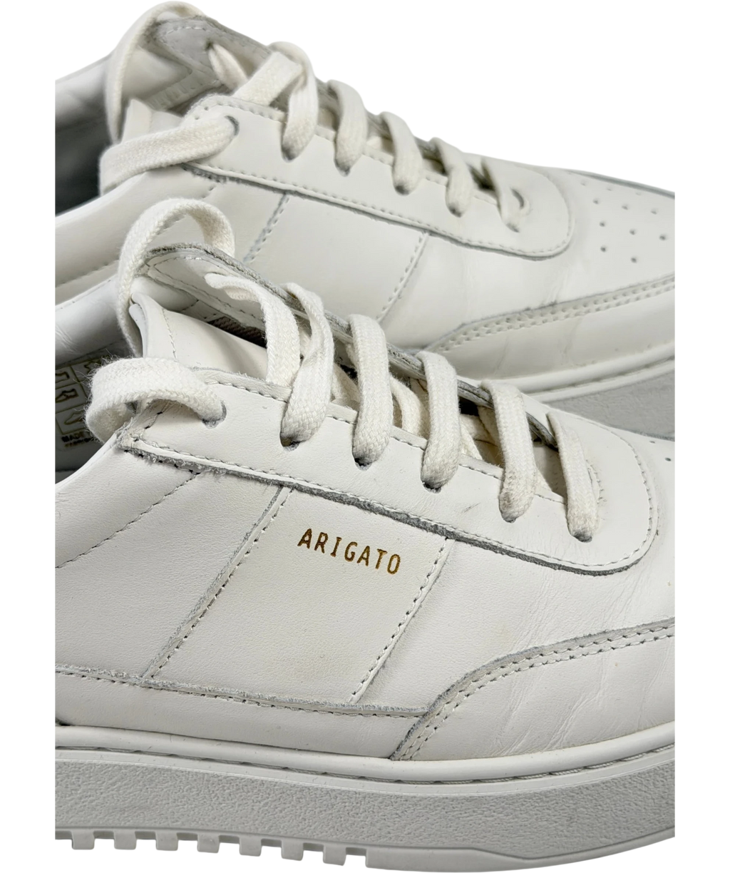 AXEL ARIGATO White Orbit Vintage All-white Leather Platform Trainers UK 6.5 EU 40