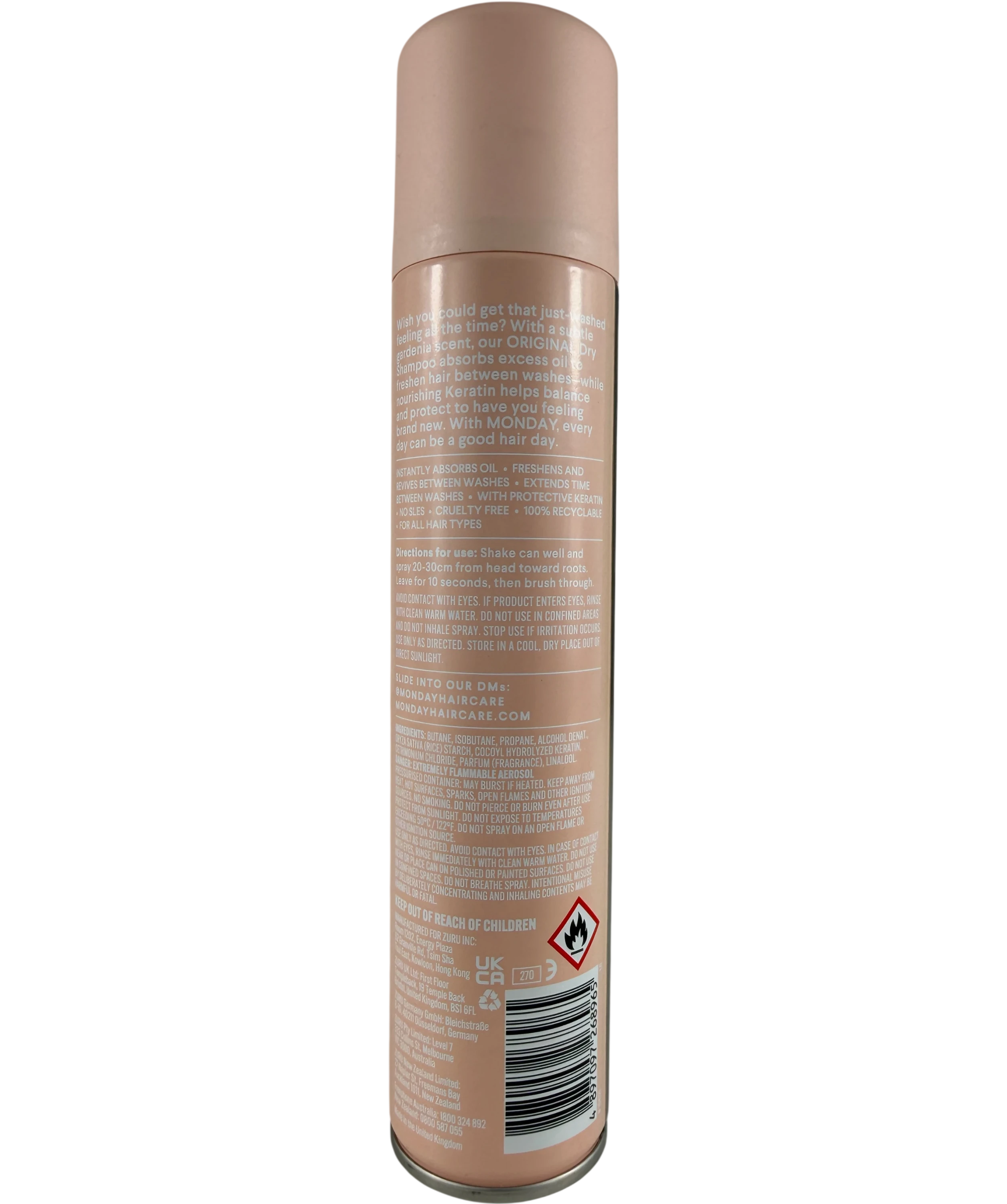 monday Original Dry Shampoo 200ml