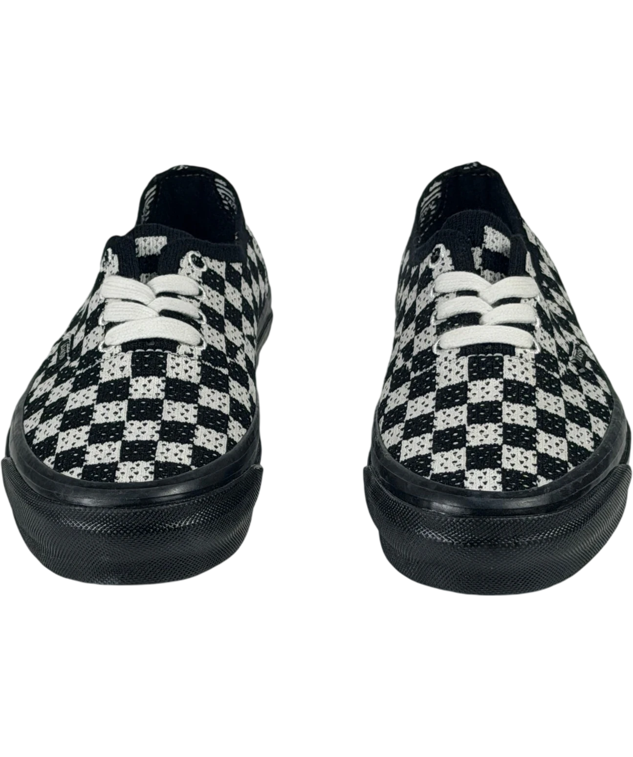 VANS Premium Authentic 44 Ek Punk Check Black And Marshmallow Sneakers UK 3 EU 36