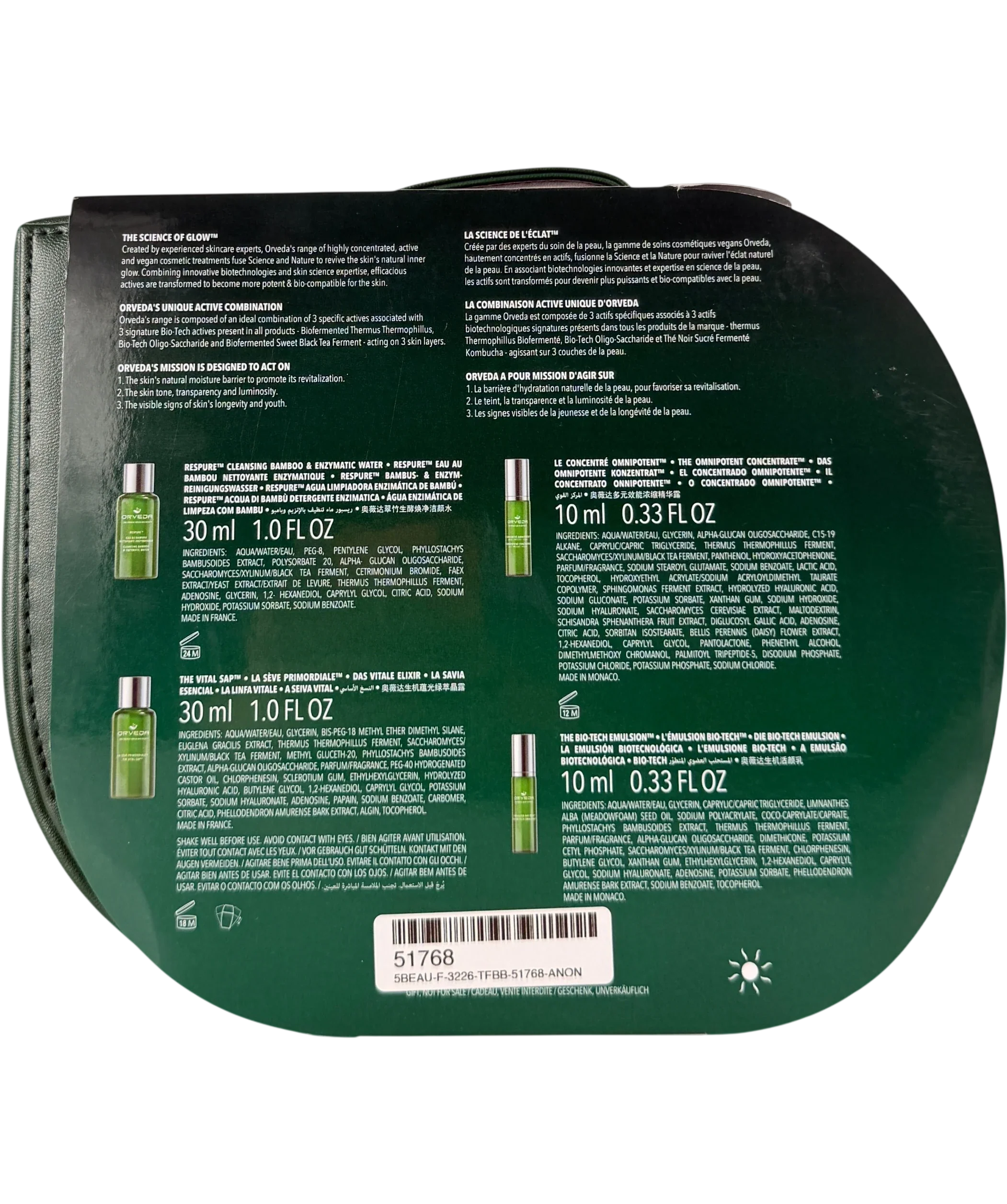 Orveda Glow To Kit 30ml x 2, 10ml x 2