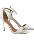 Carvela Incanto White Patent Stiletto Heel Sandals UK 7 EU 40