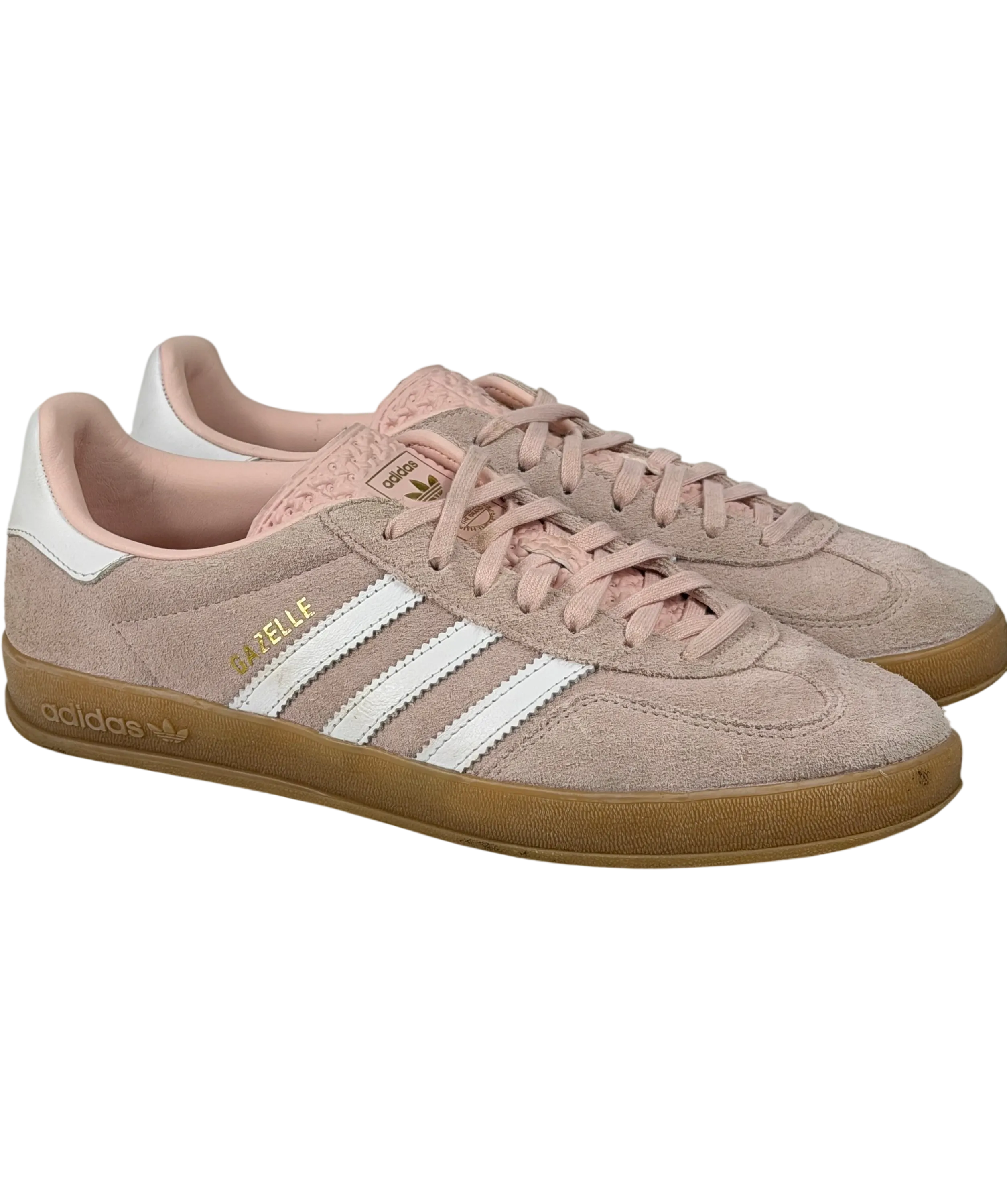 ADIDAS Originals Gazelle Trainers Sandy Pink /white / Gum Ih5484 UK 10