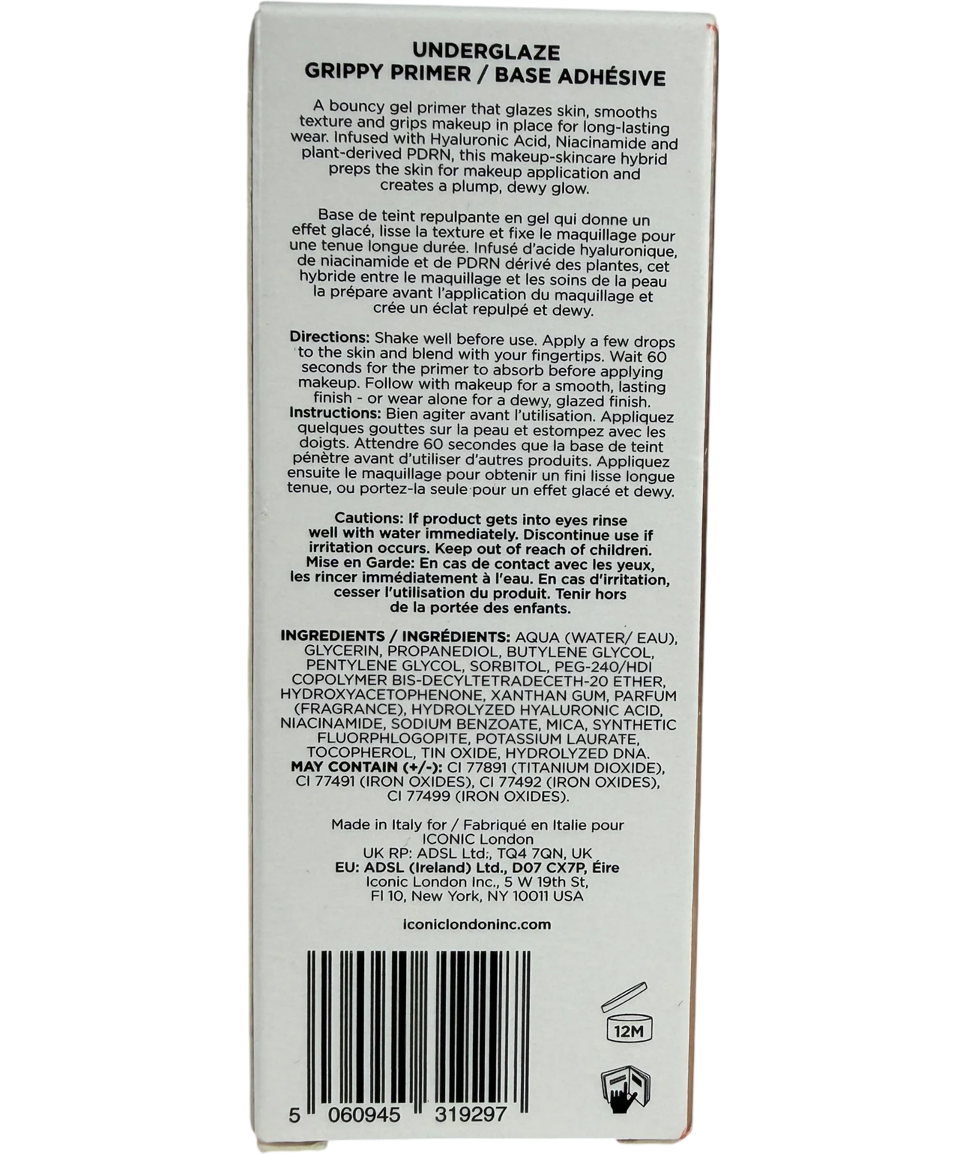 ICONIC LONDON Underglaze Long-wear Grippy Primer 27ml