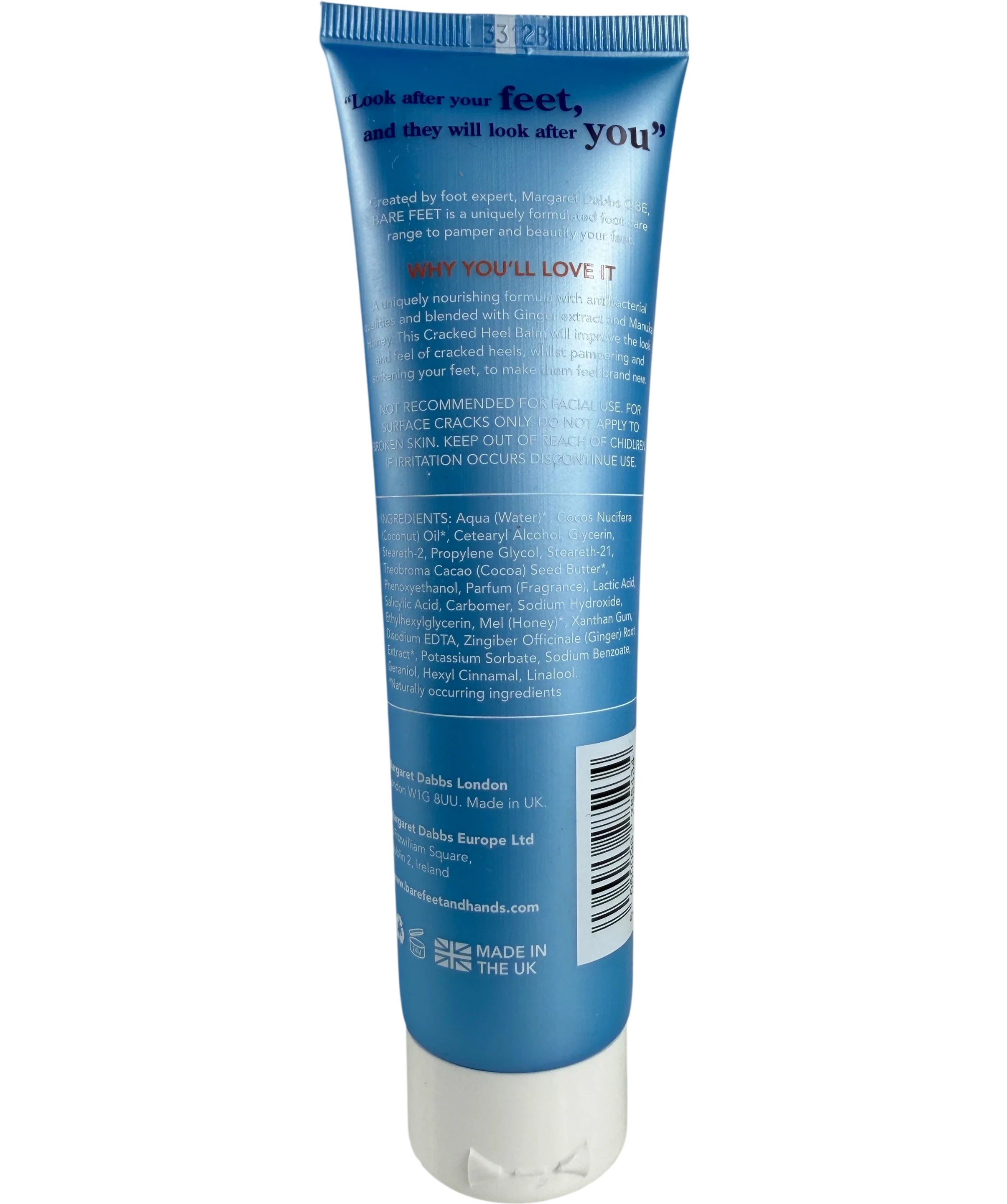 Bare Feet Cracked Heel Balm 100ml