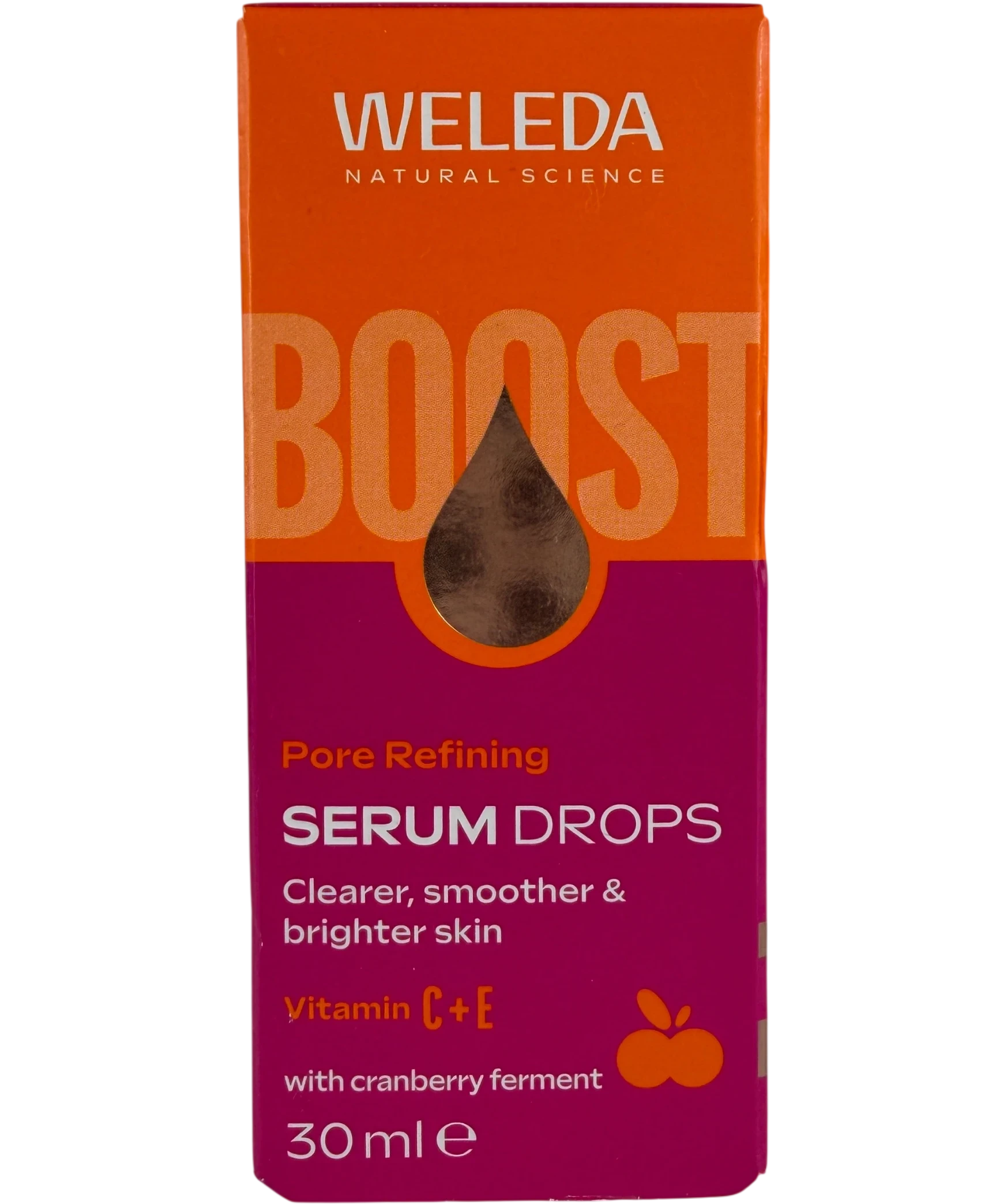 Weleda Pore Refining Vitamin C Serum Drops With Cranberry 30ml