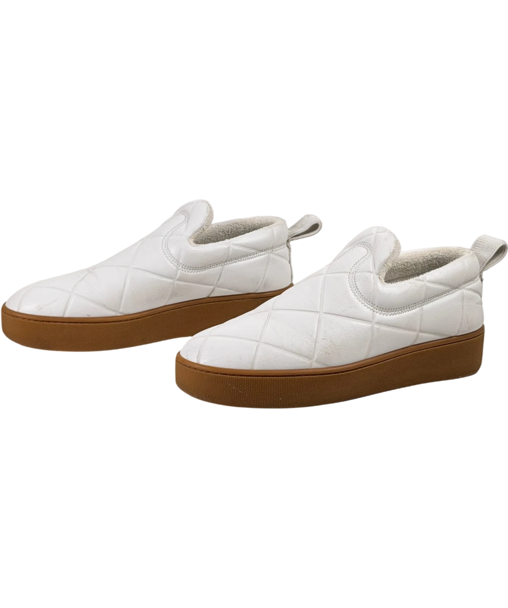 BOTTEGA VENETA The Quilt White Slip-on Trainers UK 6 EU 39