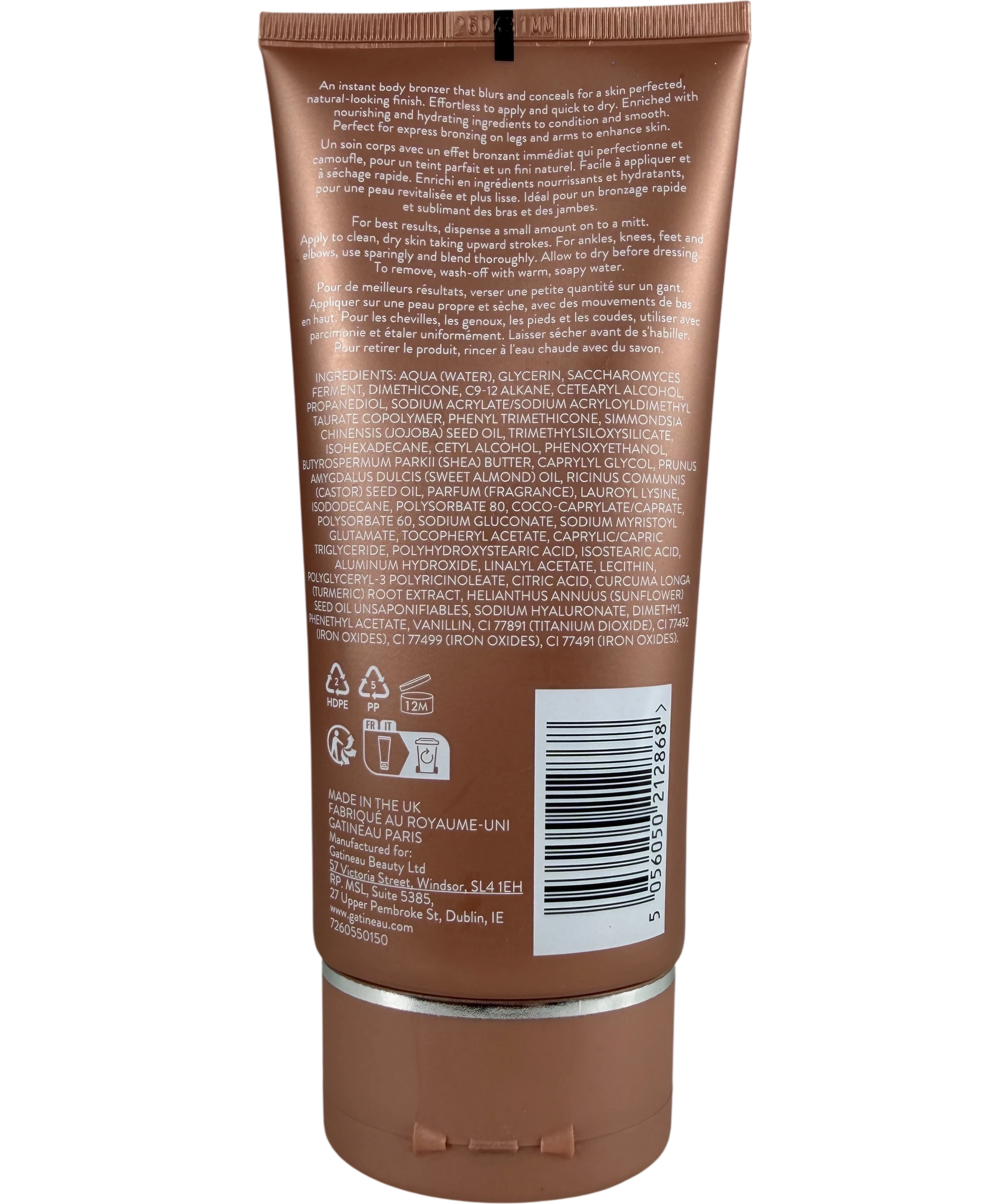 gatineau Golden Glow Blurring Body Bronze Light/medium 150ml