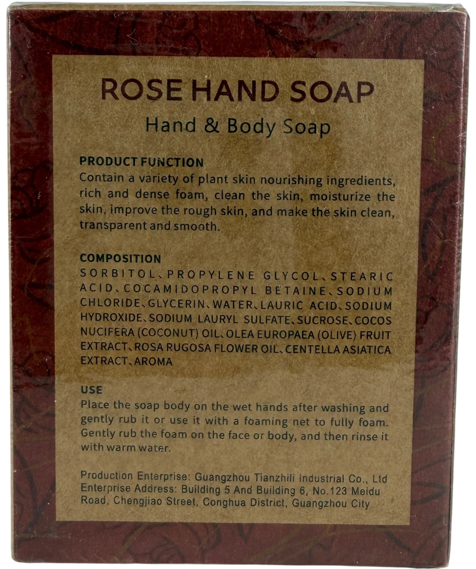 Essential Oil Soap Rose Hand Soap 100g