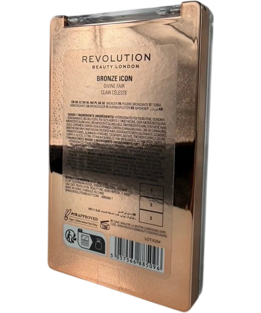 Revolution Bronze Icon Palette Divine Fair One Size