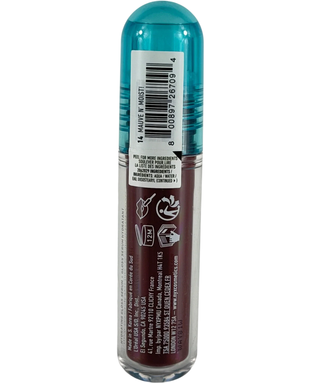 NYX Lip Iv Hydrating Gloss Stain 14 Mauve N Moist 5ml