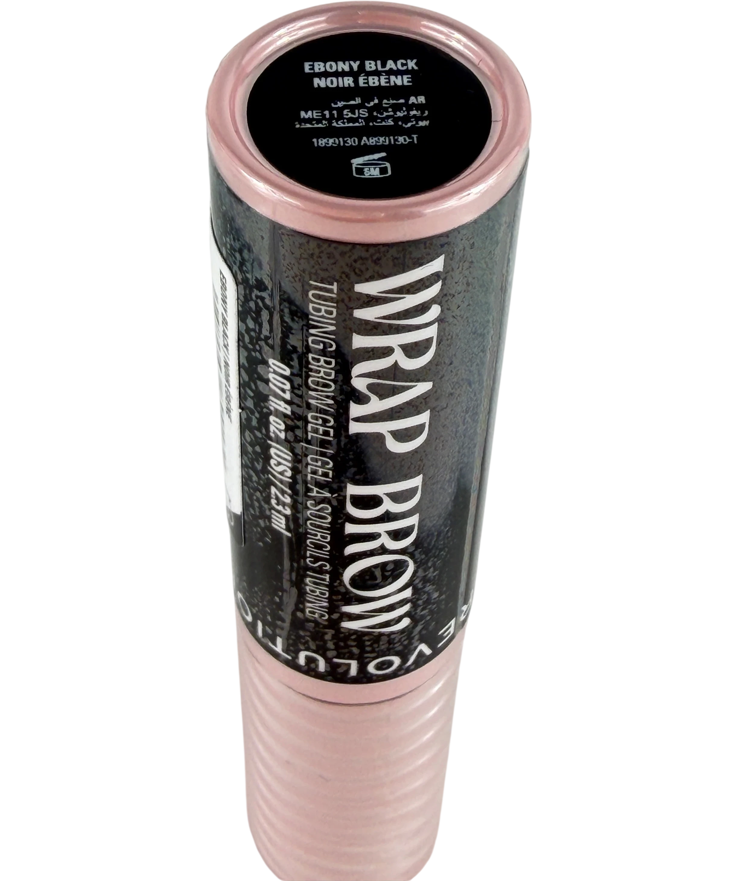 Revolution Wrap Brow Tubing Brow Gel Ebony Black 2.3ml