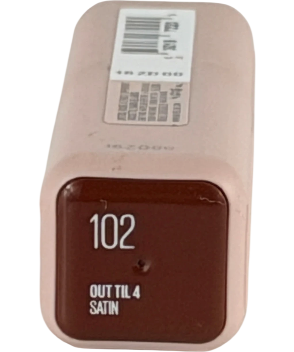 Maybelline New York Serum Bullet Lipstick Satin Finish In 102 Out Til 4 3.3G