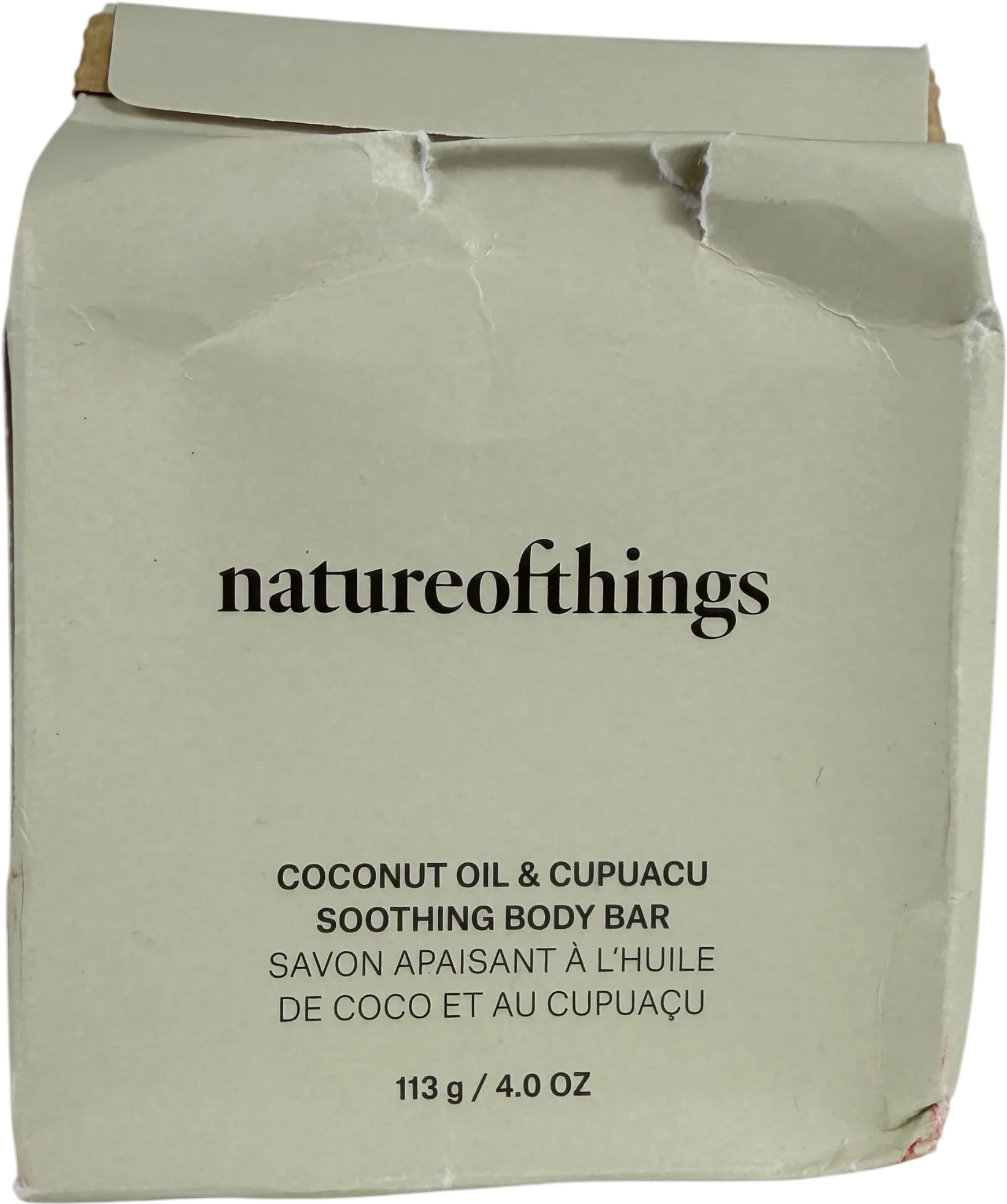 Natureofthings Coconut Oil & Cupuacu Soothing Body Bar 113g