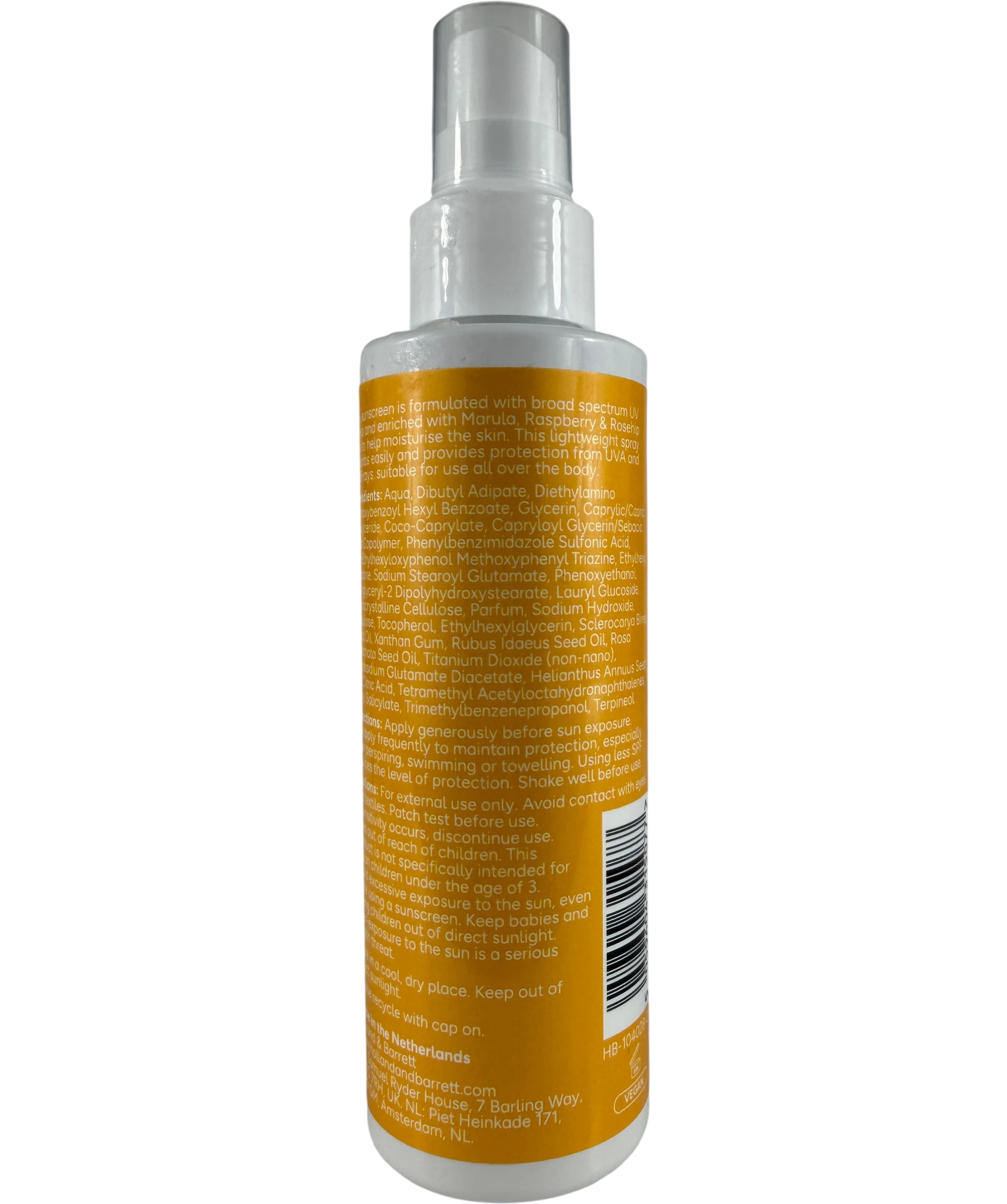 Holland & Barrett Sunscreen Spf 30 150ml