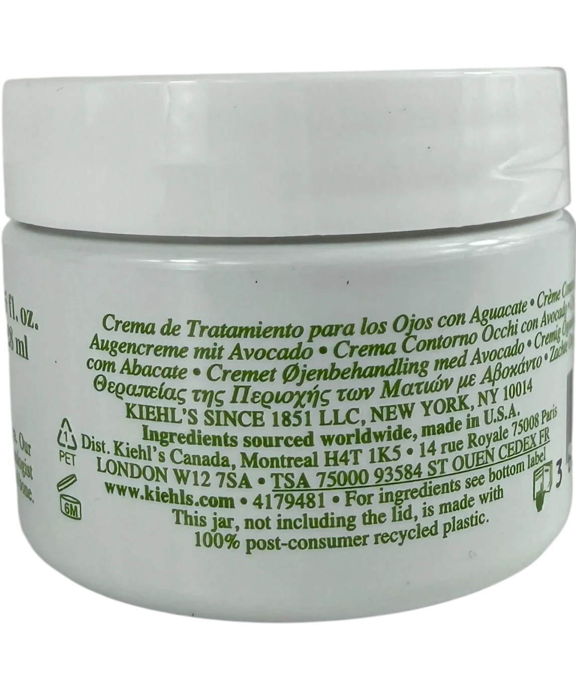 Kiehl's Creamy Eye Treatment With Avocado 28g