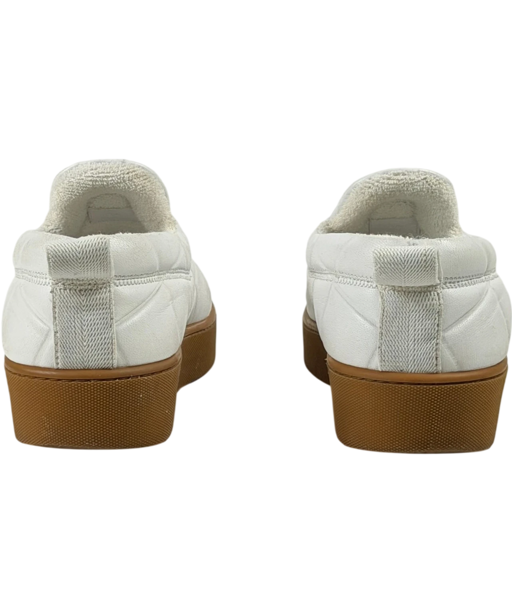 BOTTEGA VENETA The Quilt White Slip-on Trainers UK 6 EU 39