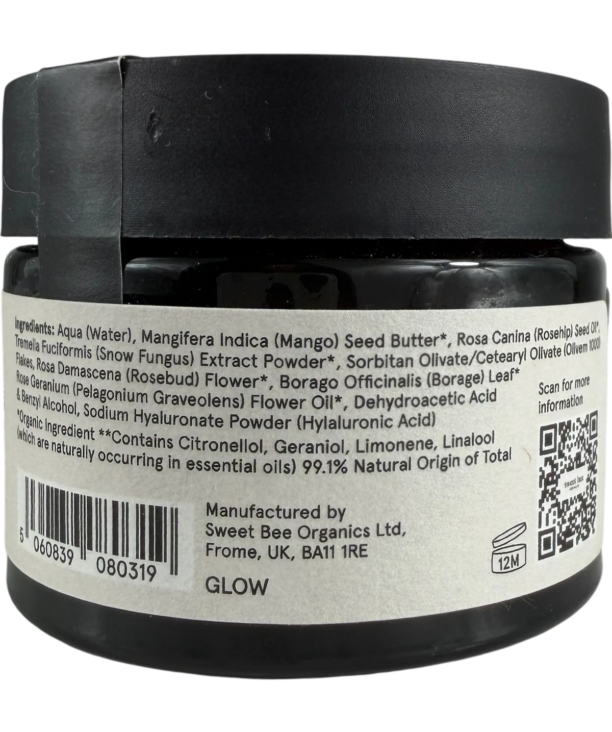 Sweet Bee Organics Glow Moisturiser 50ml