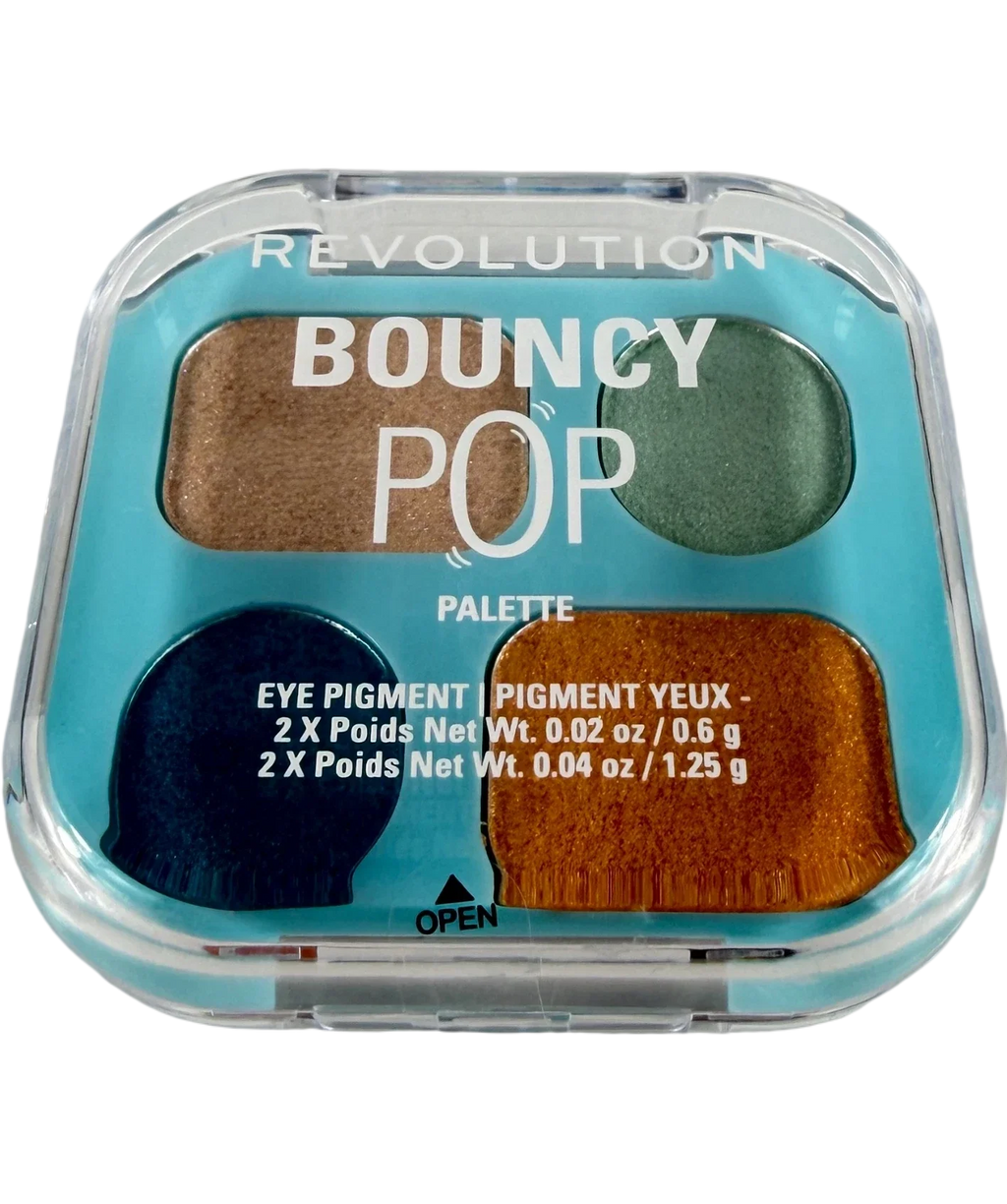 Revolution Bouncy Pop Shadow Palette Aqua Splash 1.25g