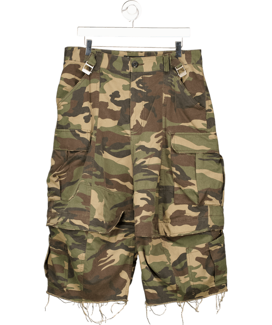 Project G/R Green Camo Shorts UK XL - Reliked