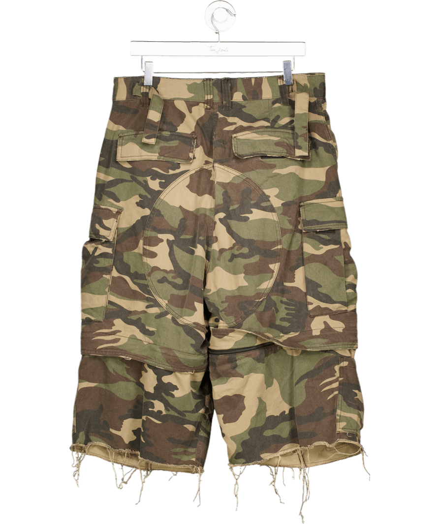 Project G/R Green Camo Shorts UK XL - Reliked