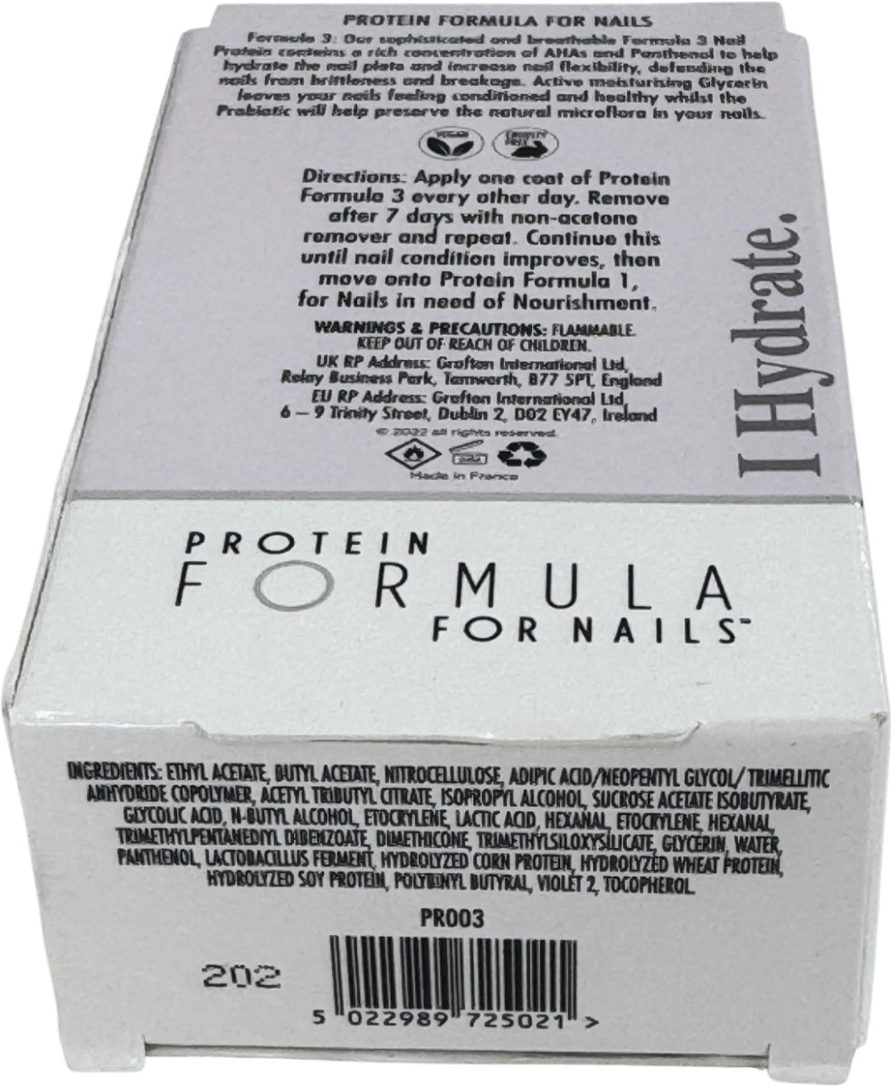 Protein Formula for Nails No.3 - I Hydrate 15ml - Reliked