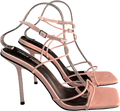 Public Desire Pink Square Toe High Heels UK 8 EU 41 👠 - Reliked