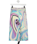 PUCCI Multicoloured Silk Satin Printed Trousers W25 - Reliked