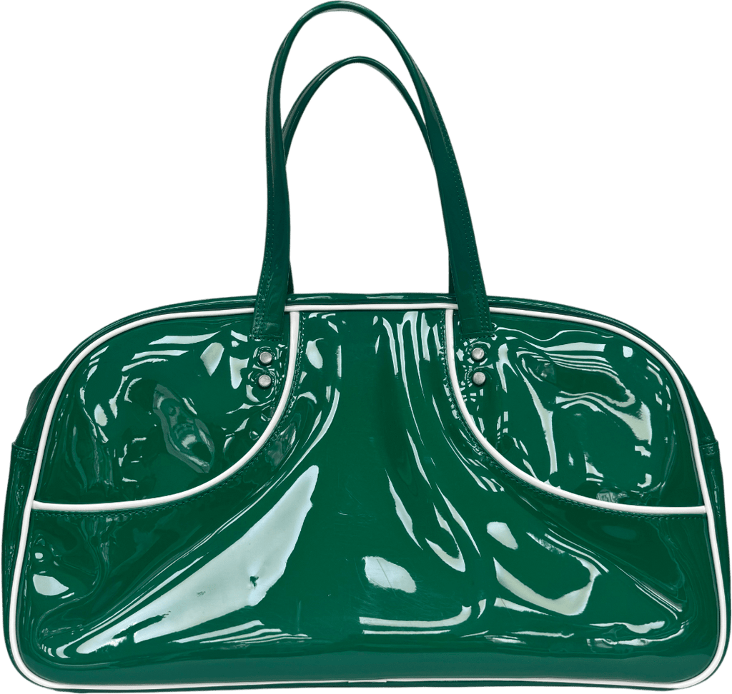 Puma green patent 1976 30l Grip tote Bag - Reliked