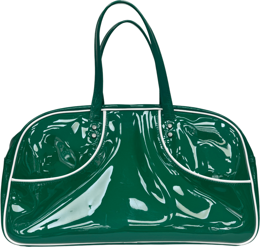 Puma green patent 1976 30l Grip tote Bag - Reliked