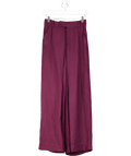 Purple Wrap Front Wide Leg Tailored Trousers UK XS/S - Reliked