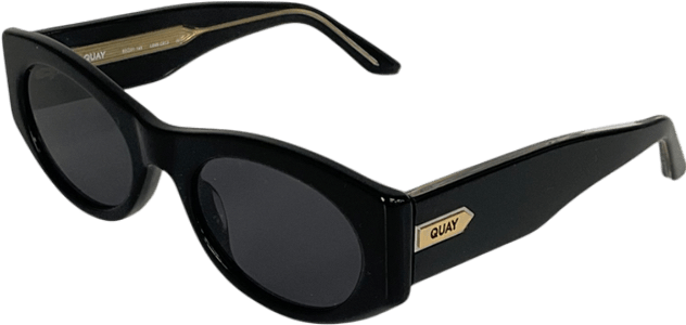 QUAY Black So What Sunglasses One Size - Reliked