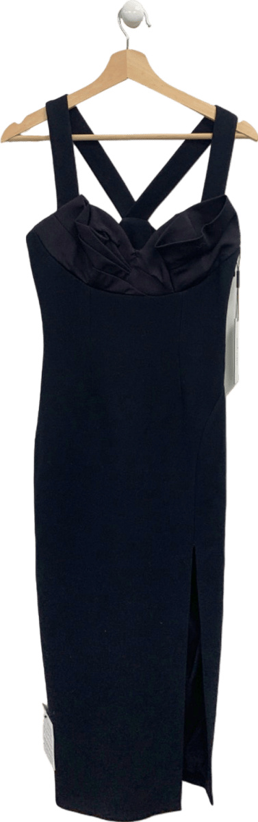 Rachel Gilbert Black Alaric Dress UK 8 - Reliked