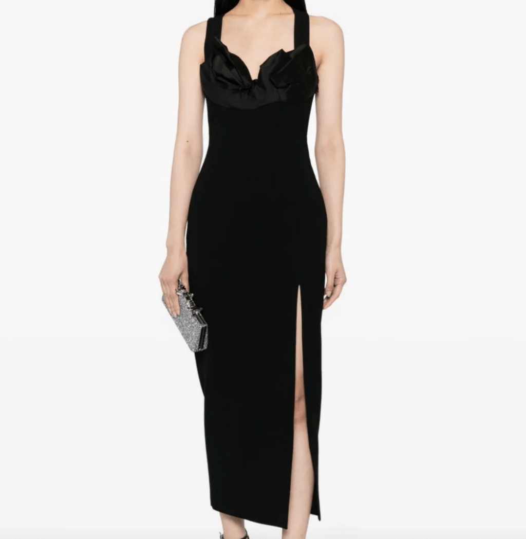 Rachel Gilbert Black Alaric Dress UK 8 - Reliked