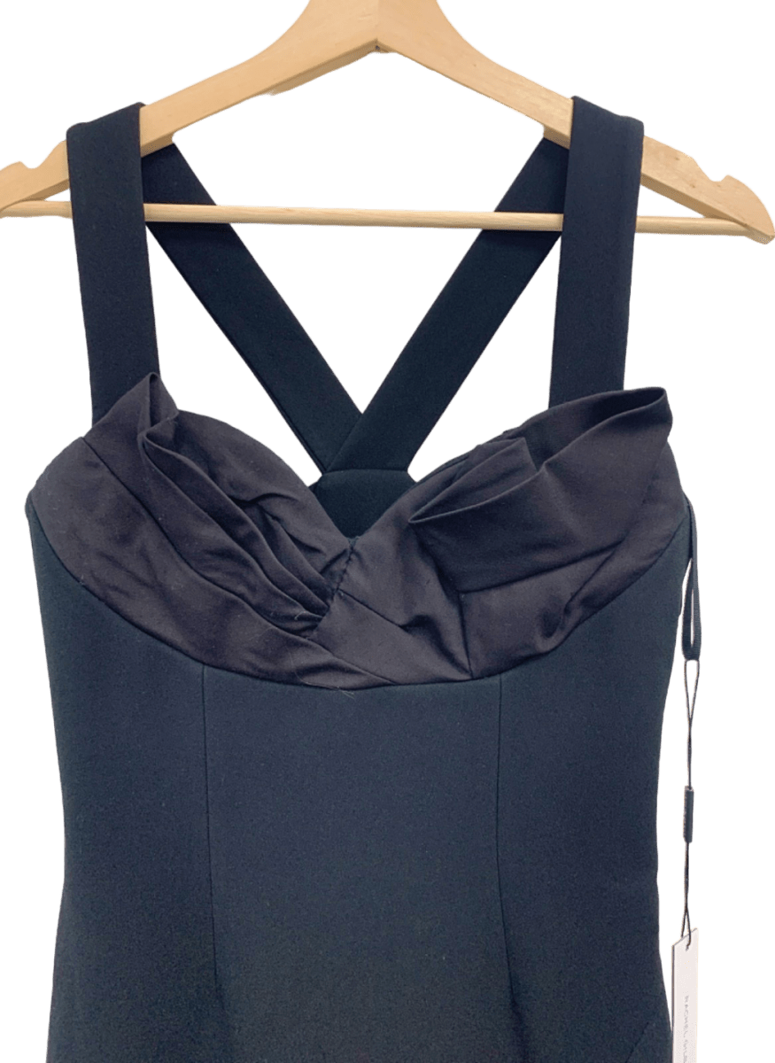 Rachel Gilbert Black Alaric Dress UK 8 - Reliked