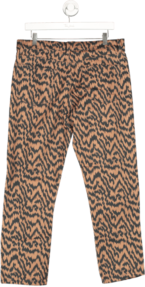 Raey Brown Multi Straight Jeans W32 - Reliked