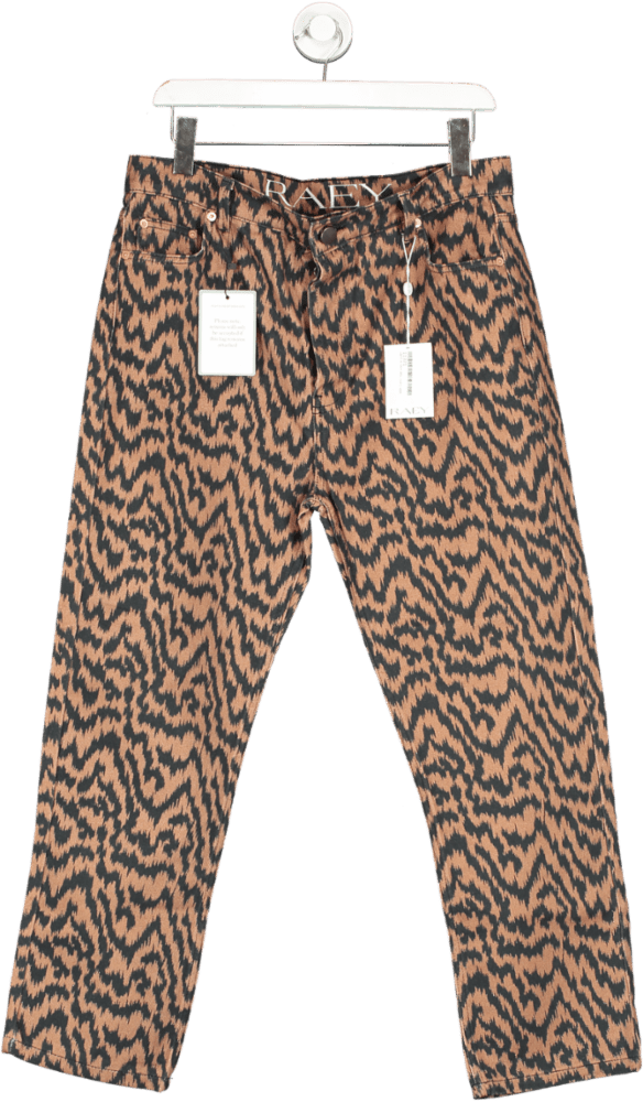 Raey Brown Multi Straight Jeans W32 - Reliked
