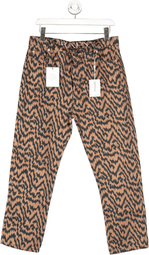 Raey Brown Multi Straight Jeans W32