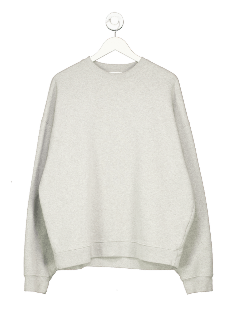Raey Grey Recycled - yarn Cotton Blend Sweatshirt UK 8 - Reliked
